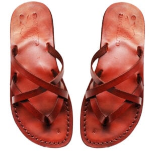 Biblical Jesus Sandals 'Revelation' Made in the Holy Land - Leather
