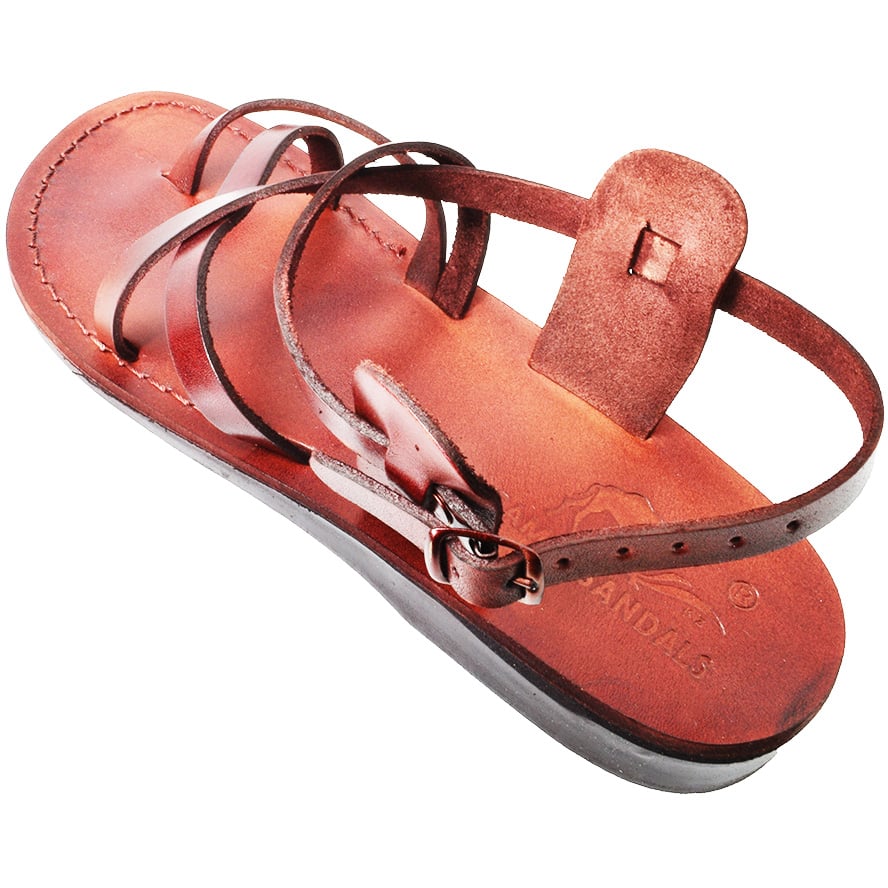 Greek Style 'Gospel' Leather Unisex Sandals - Classic Design