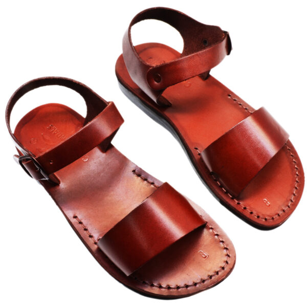 Biblical Jesus Sandals 'Pilgrim' Made in Bethlehem - Leather