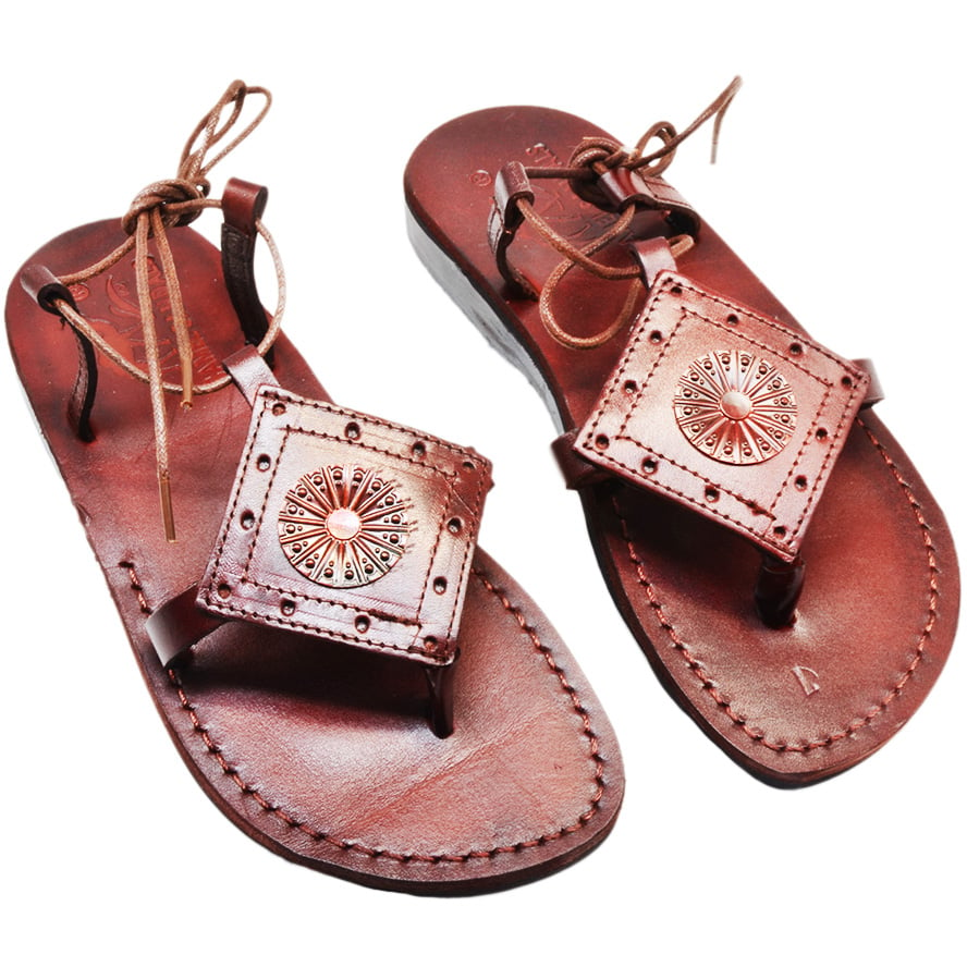 Biblical Jesus Sandals 'Queen Esther' Made in the Holy Land - Leather
