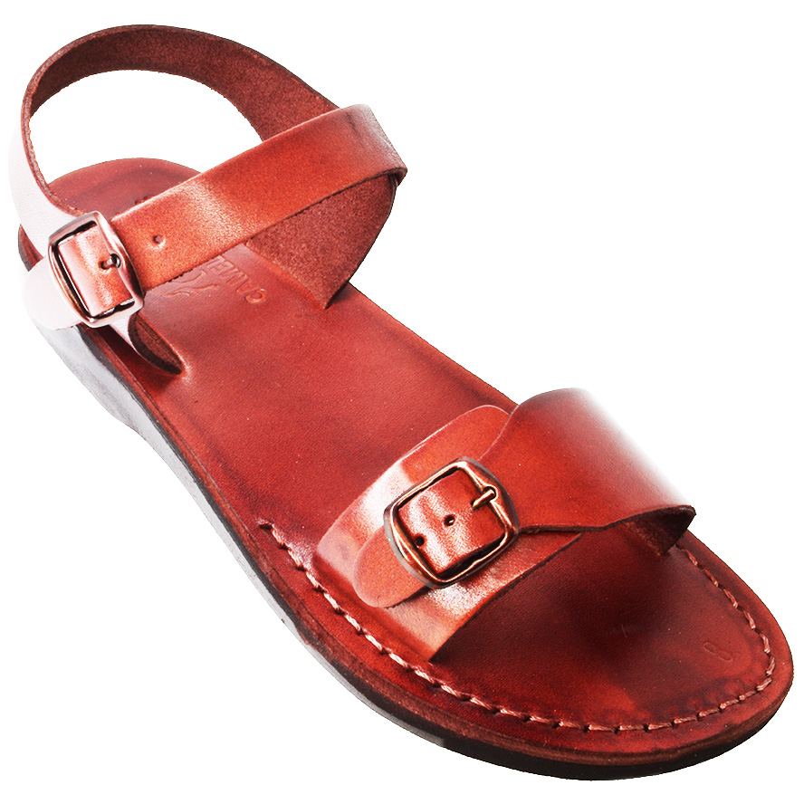 Biblical Jesus Sandals ‘Maranatha’ – Made in Bethlehem – Leather