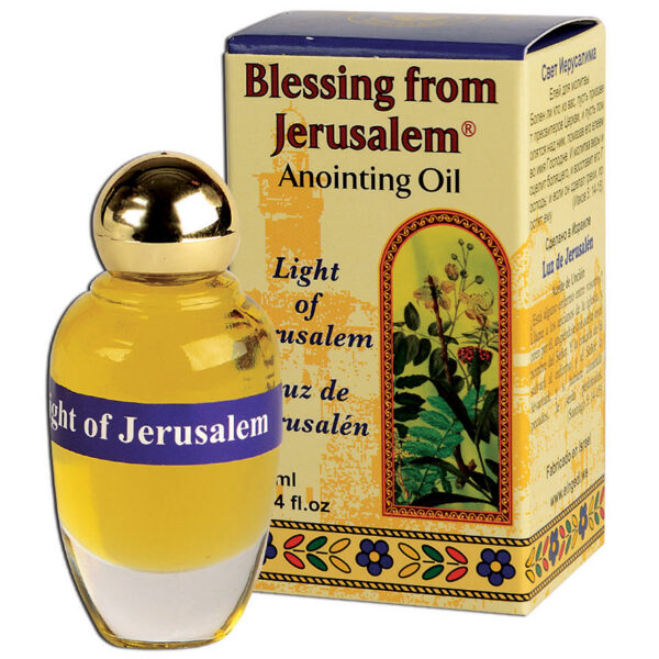 'Light of Jerusalem' Anointing Oil - Holy Prayer Oil from Israel - 12 ml