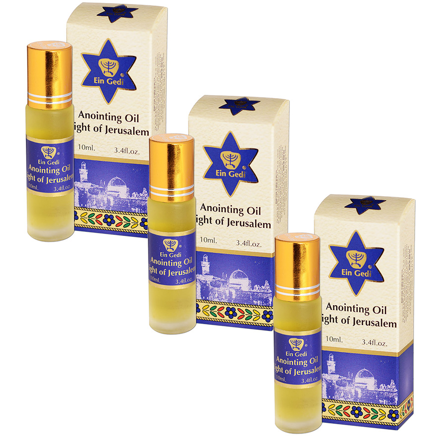 Value Pack 3 x Light of Jerusalem Anointing Oil – Roll-On 10 ml