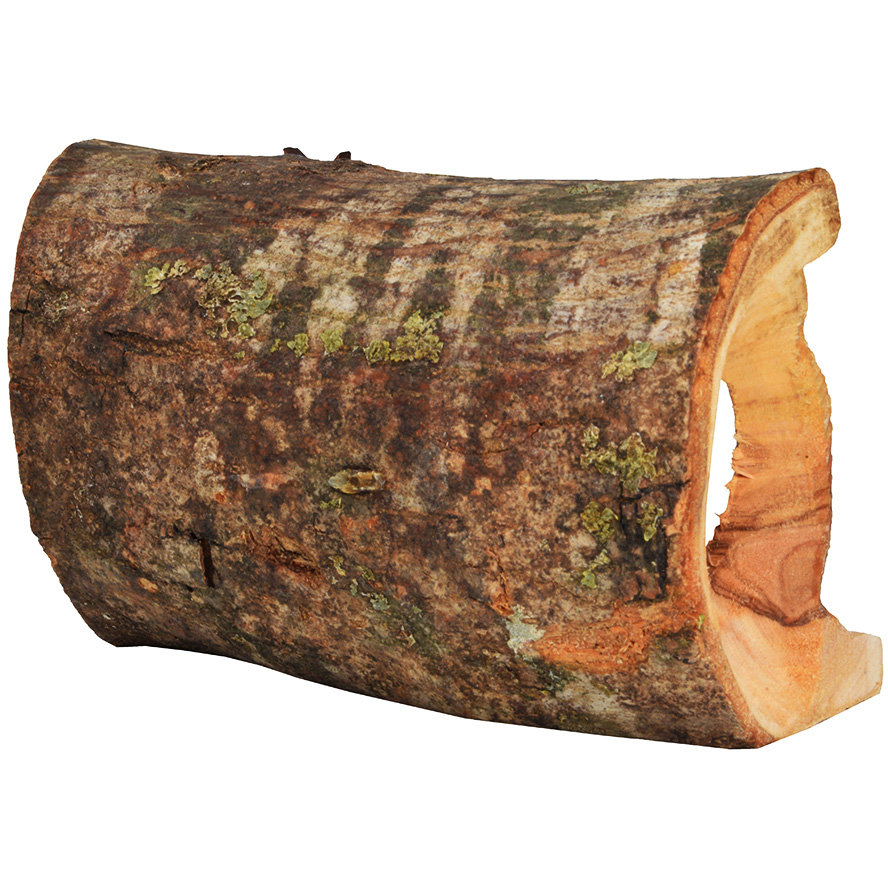 Olive Wood Nativity Log – Made in Bethlehem – 5 inch (rear view)
