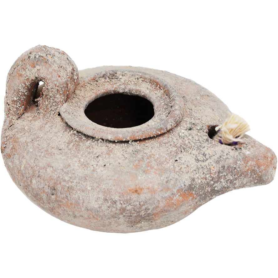 Herodian Replica Clay Lamp – from the time of Jesus