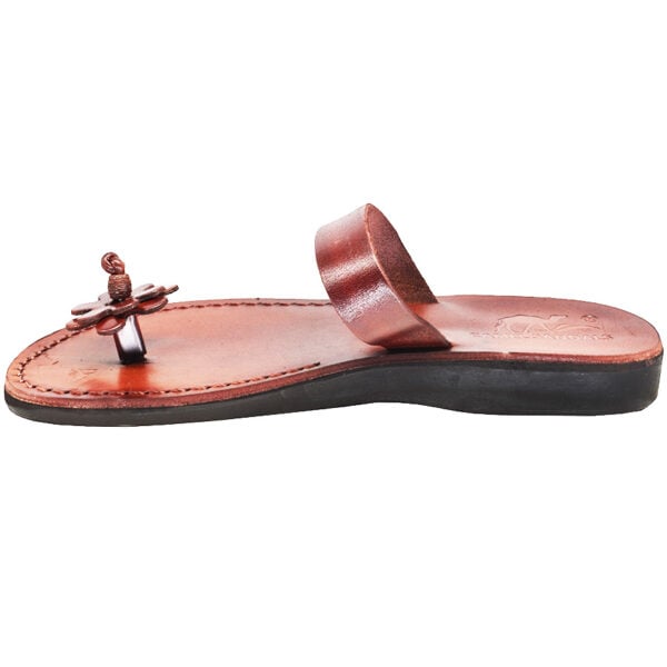 'Mary Magdalene' Biblical Jesus Sandals - Made in Israel - Leather (side view)