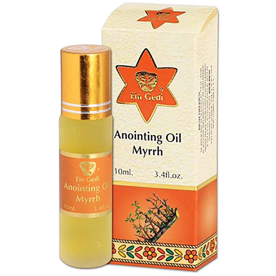 Myrrh Anointing Oil – Roll-On Prayer Oil from Jerusalem – 10 ml
