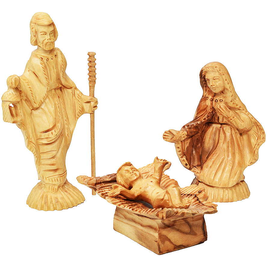 Deluxe Nativity Creche Set pieces – Holy Family