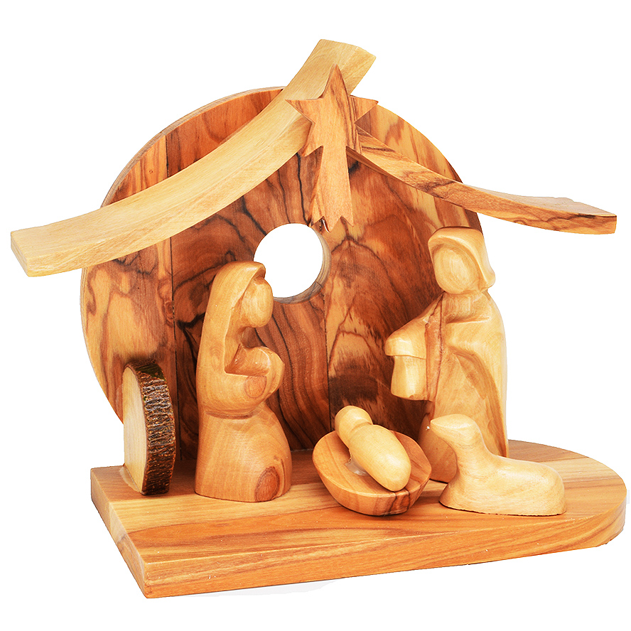 Wooden Nativity – Made in Bethlehem