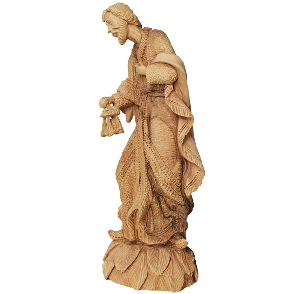 Biblical Art 'The Holy Family' Statue set - Joseph (side view)