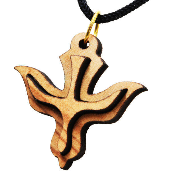 14K Yellow Gold Peace Dove Pendant Holy Spirit Charm Necklace | eBay