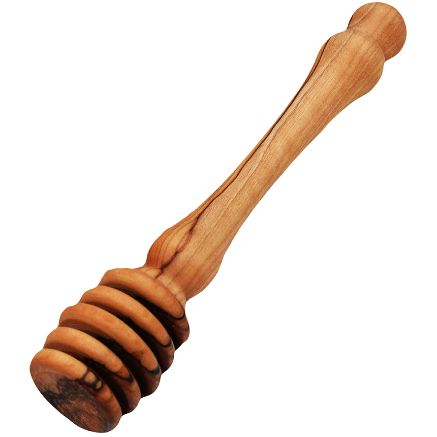 Honey Dipper’ made from Olive Wood in the Holy Land