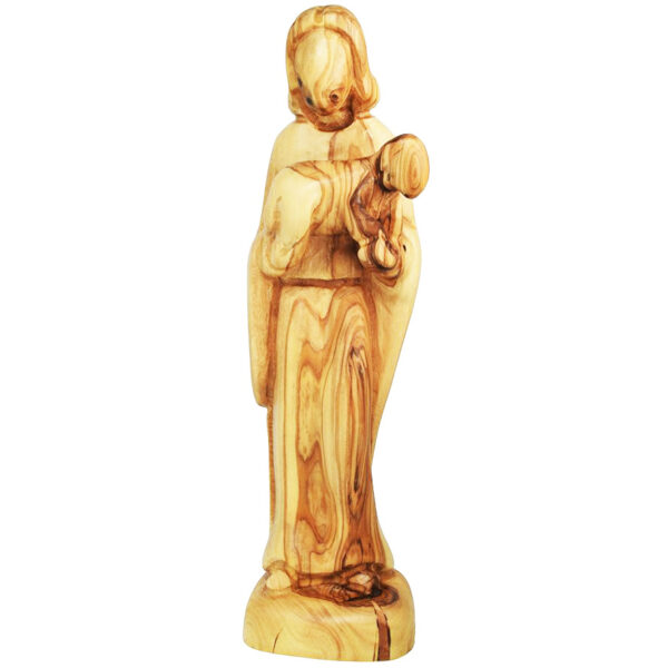 Jesus 'The Good Shepherd' Figure - Faceless Olive Wood Statue
