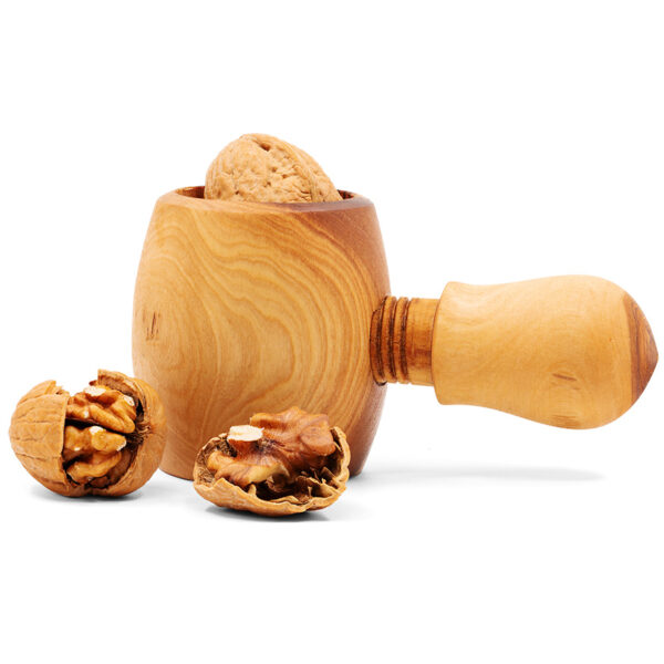 Olive Wood Christmas Nutcracker - Made in Israel