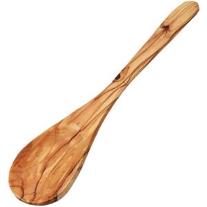 'Salad Spoon' Made from Olive Wood in the Holy Land