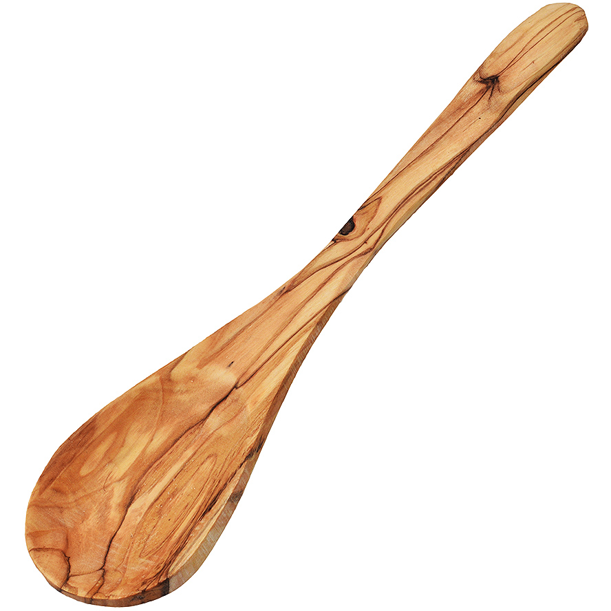 ‘Salad Spoon’ Made from Olive Wood in the Holy Land