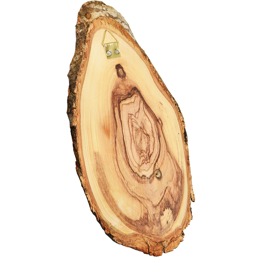 ‘God Bless Our Home’ Olive Wood Plaque with Praying Hands (rear side)