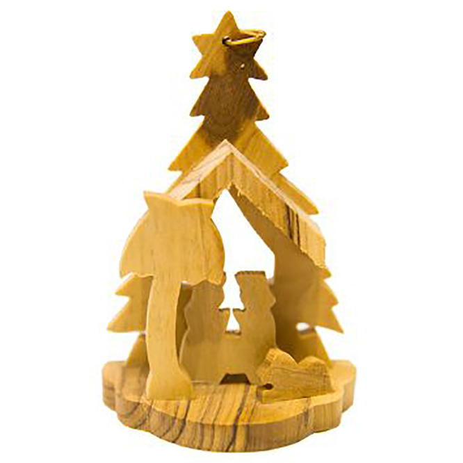 Hand Carved Ornament From Bethlehem – 3 inch
