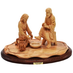 Jesus Washing the Disciples' Feet - Olive Wood