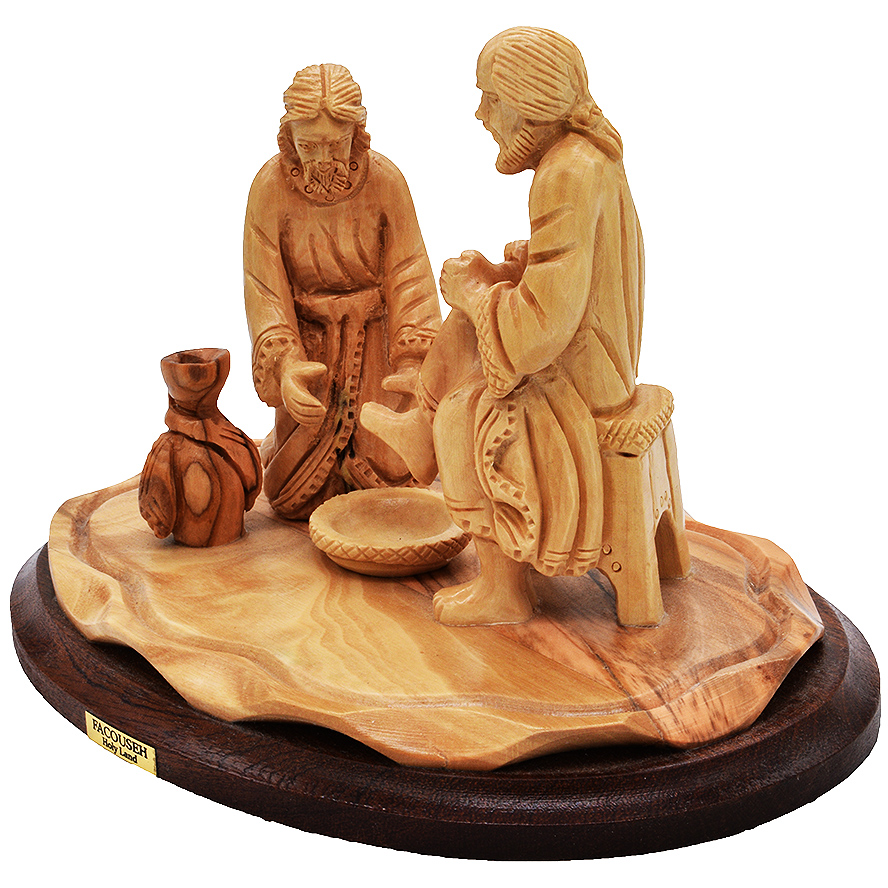 Jesus Washing the Disciples’ Feet – Olive Wood