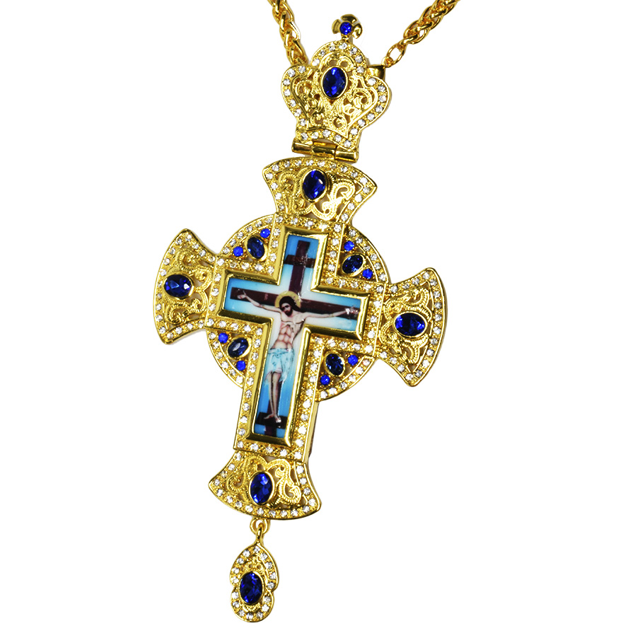 Bishop’s Pectoral Cross with Crucifix