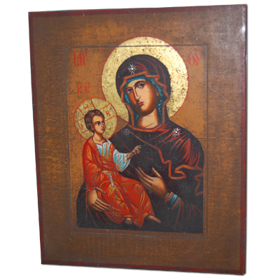 Christian Icon - Mary and Jesus - Made in Jerusalem