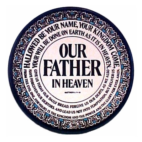 Hand Painted Armenian “Lord’s Prayer” Plate