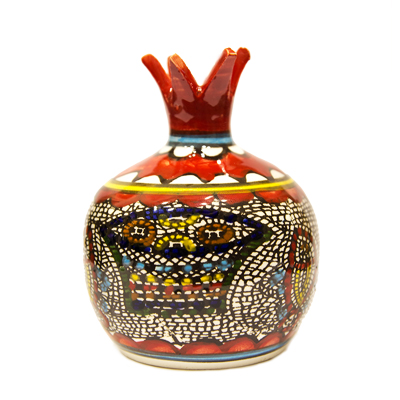 Armenian Ceramic 'Tabgha' Pomegranate - Holy Land