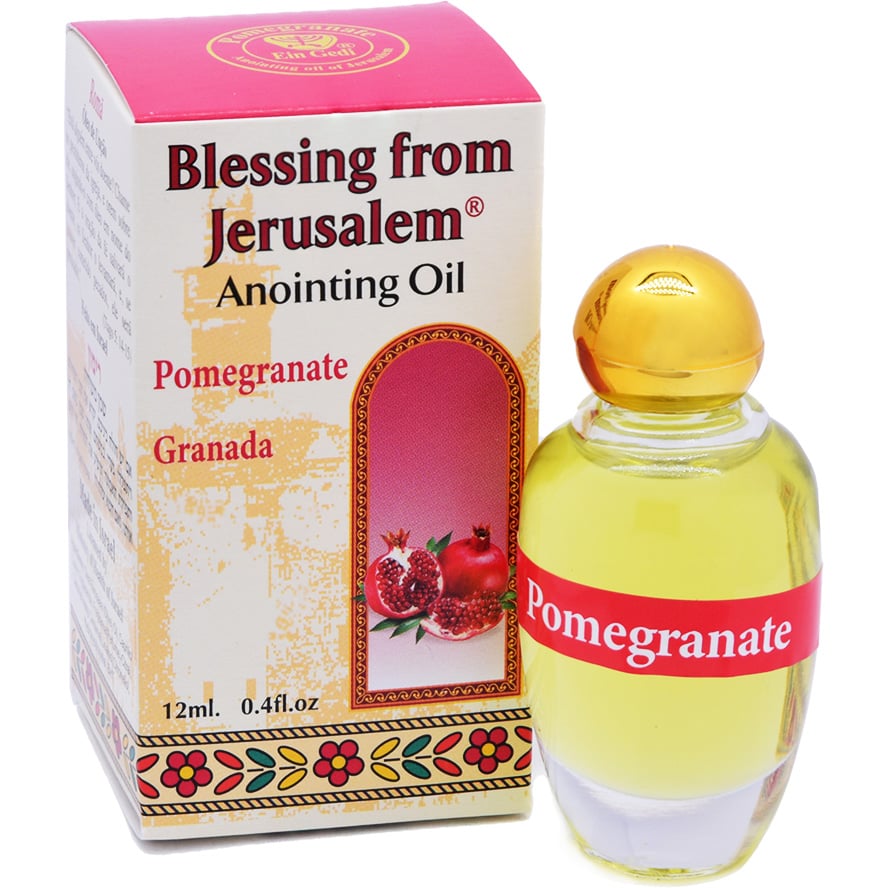 Blessing from Jerusalem 'Pomegranate' Anointing Oil - Made in Israel - 12 ml