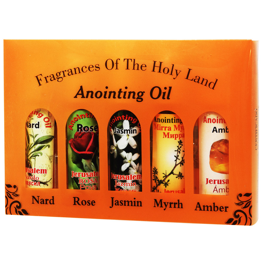 Fragrances of the Holy Land Anointing Oil - 5 x 20 ml Oils Set