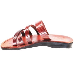 'Revelation' Biblical Jesus Sandals - Made in Israel - Leather - side view