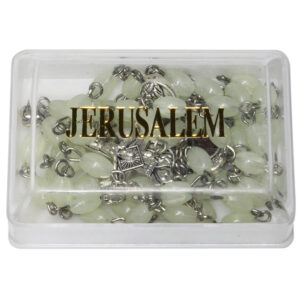 Rosary Beads with 'Jerusalem Cross' box
