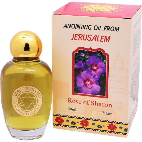 Rose of Sharon Anointing Oil from Jerusalem - Made in Israel - 50ml
