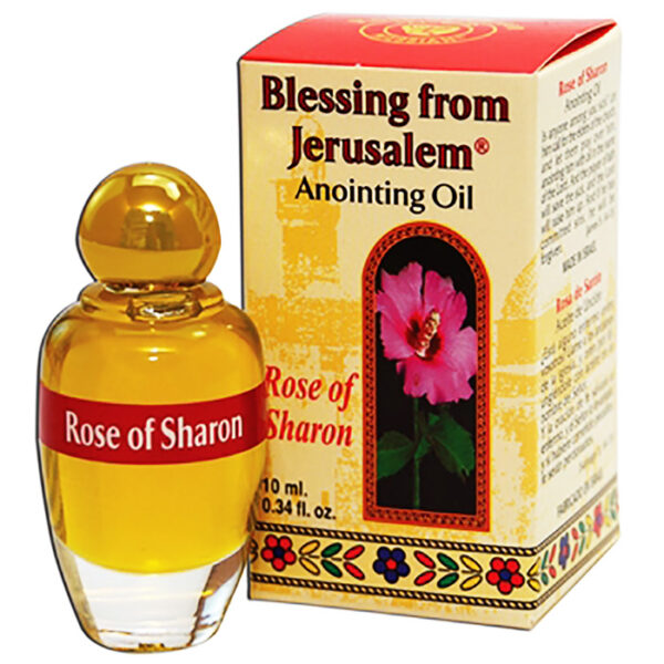 Rose of Sharon Anointing Oil - Prayer Oil from Jerusalem - 12ml