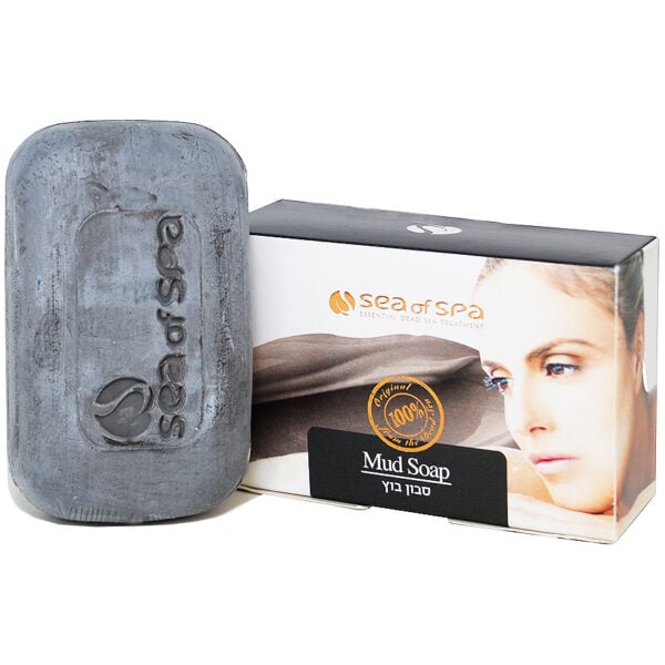 Black Mud Soap with Dead Sea Minerals by Sea of Spa - Made in Israel