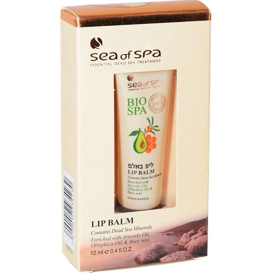 Lip Balm by Sea of Spa with Dead Sea Minerals – Made in Israel – in box