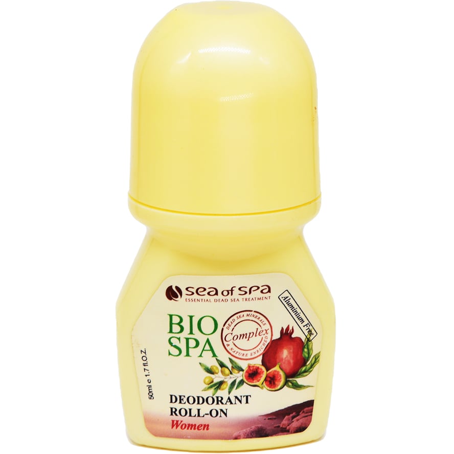 Bio Spa Deodorant Roll-On for Women with Pomegranate and Fig Extract