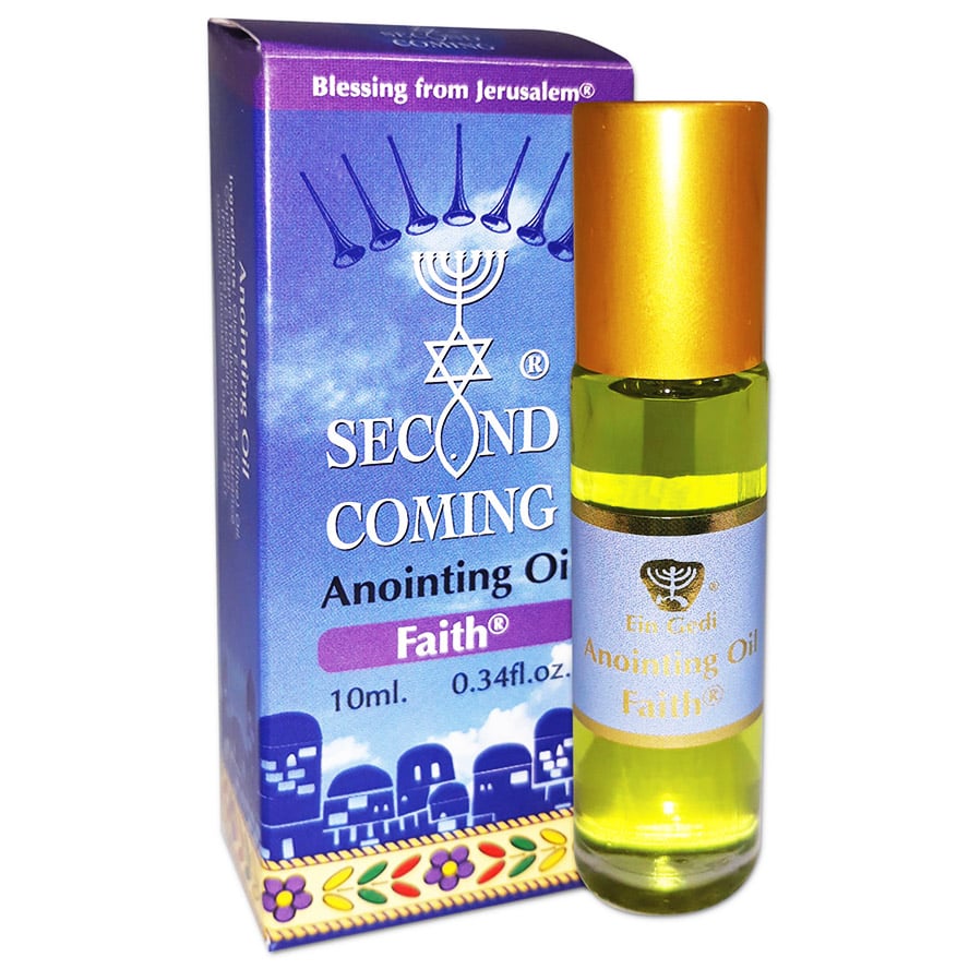 Second Coming ‘Faith’ Anointing Oil – 10 ml Roll-On – Made in Israel