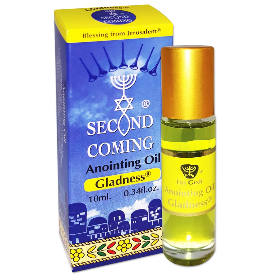 Second Coming 'Gladness' Anointing Oil - 10 ml Roll-On - Made in Israel