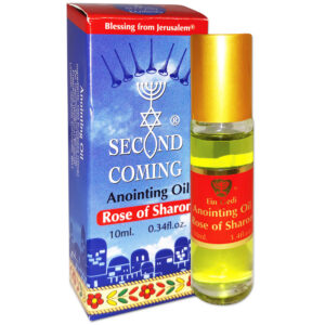 Second Coming 'Rose of Sharon' Anointing Oil - 10 ml Roll-On - Made in Israel
