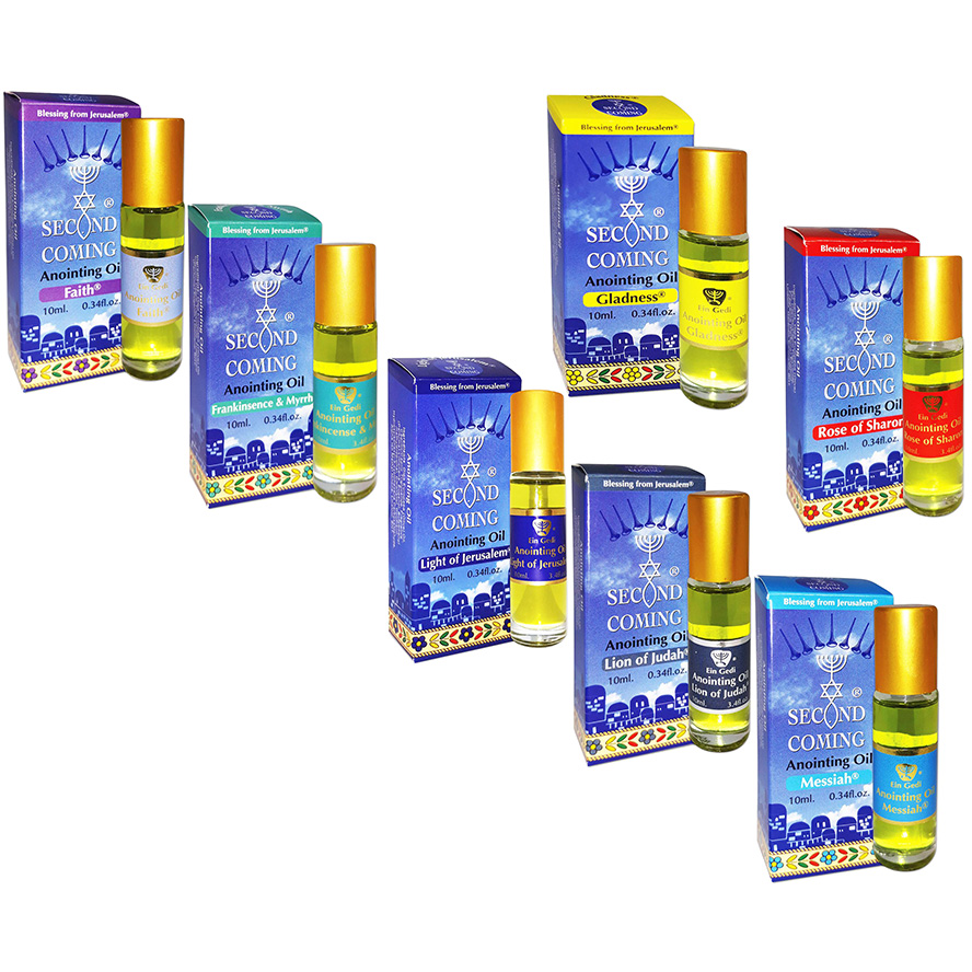 Full Set of 'Second Coming' Anointing Oil from Israel - 10 ml Roll-On