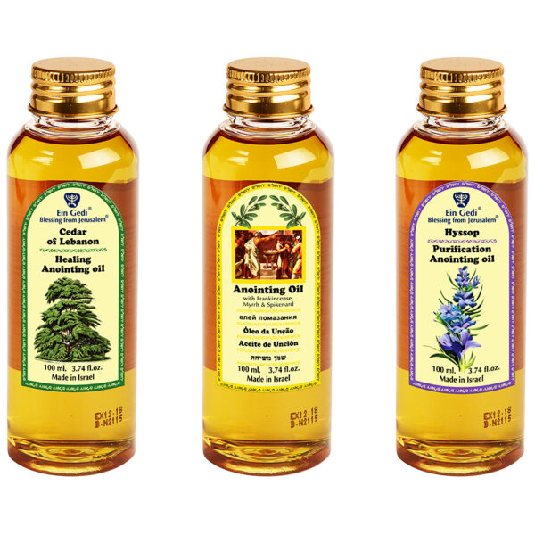 The 'Set-Apart' Calling to Ministry Anointing Oil set from Jerusalem - 3 x 100 ml