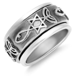 'Grafted In' Messianic Ring - Romans 11 - Sterling Silver