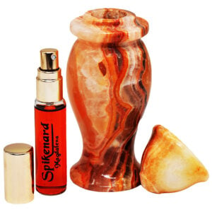 Alabaster Jar with Spikenard Magdalena™ Perfume - 10ml