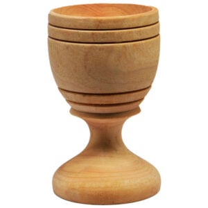 The Lord's Supper' Olive Wood Communion Cup from Jerusalem