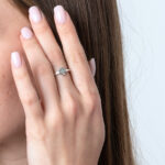 'Jerusalem Cross' 925 Sterling Silver Ring - Made in Israel (worn by model)