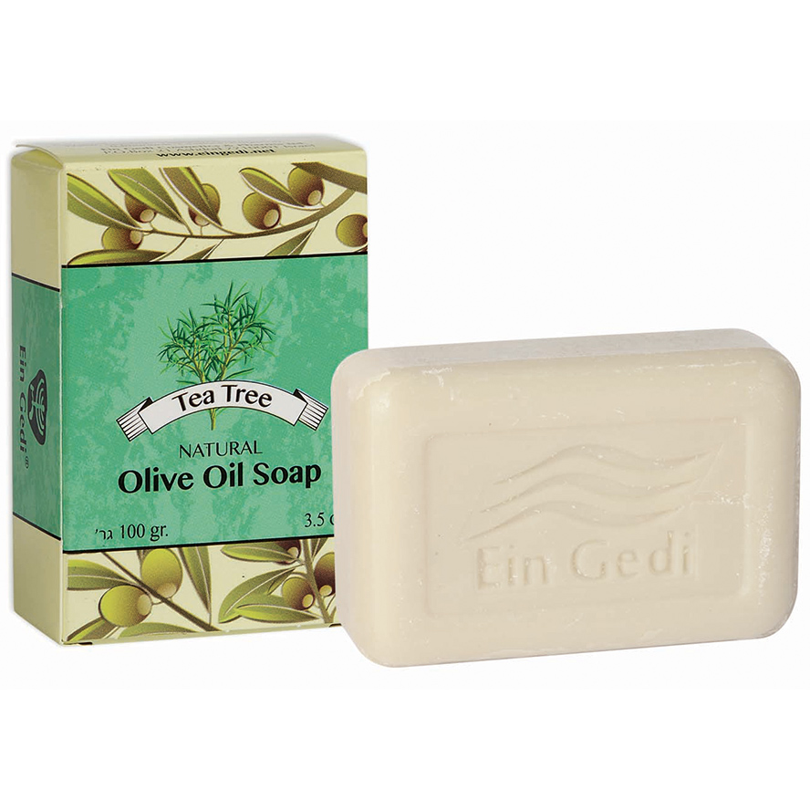 Olive Oil and Tea Tree Oil Soap - Made in Israel by Ein Gedi
