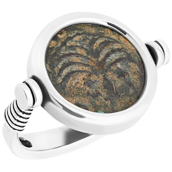 Coin from Jesus Time in Sterling Silver Ring - Valerius Gratus