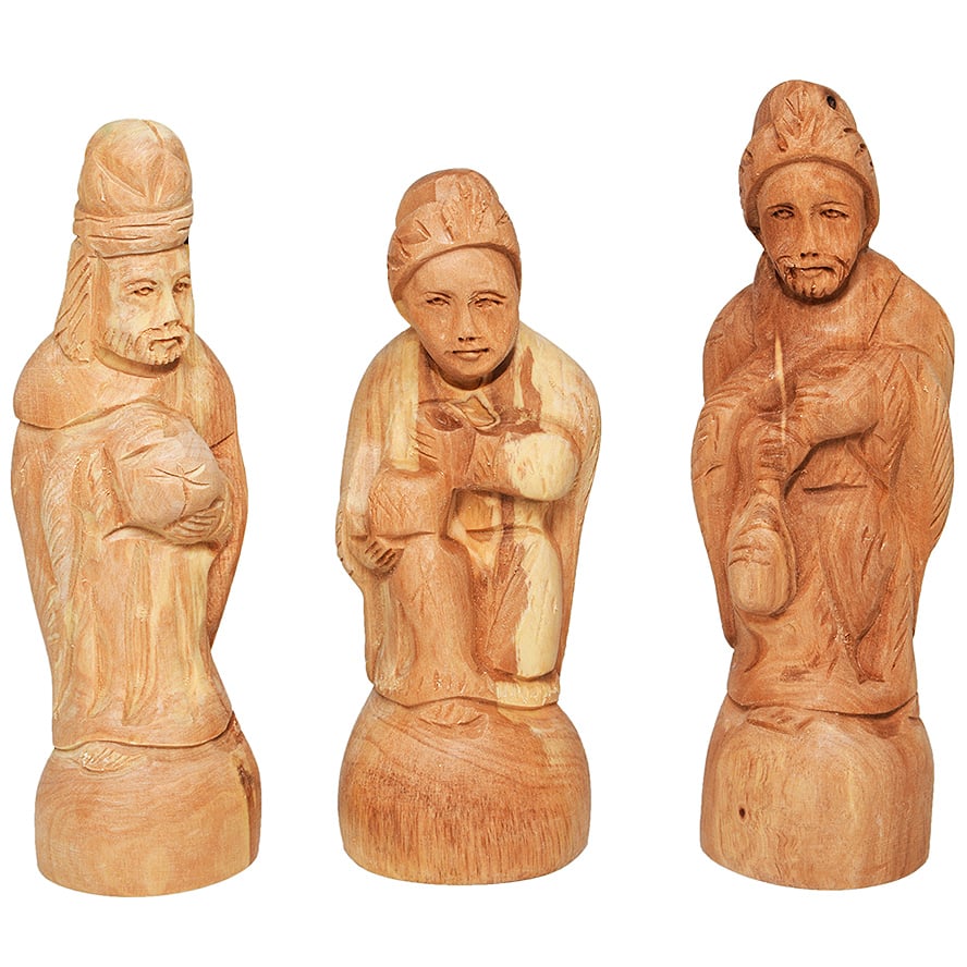 Nativity Creche ‘Three Kings’ from Olive Wood – Made in Bethlehem