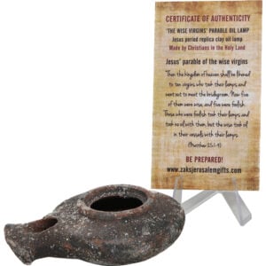 Wise Virgins Clay Oil Lamp - Second Temple Period